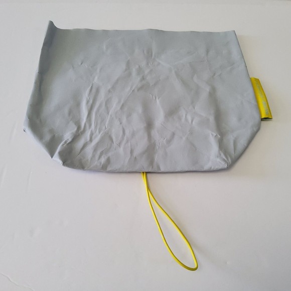Lot Of 4-Washable Paper Bags Routine By Birchbox Pale Blue Yellow - Picture 1 of 4